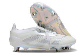 Adidas Predator Elite Fold-Over Tongue SG - Branca e Prata