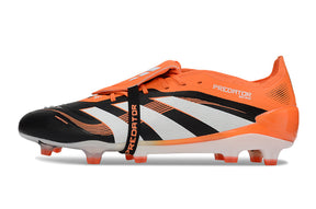 Chuteira Adidas Predator Elite FG Tongue Preta e Laranja