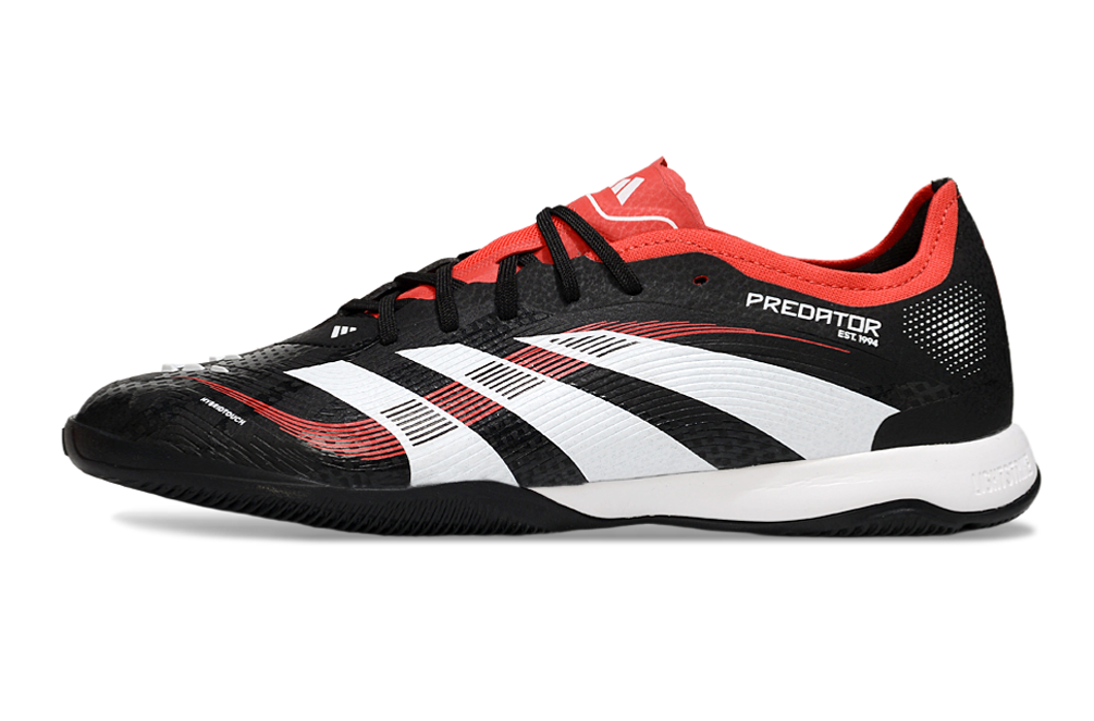 Chuteira Futsal Adidas Predator 24 Elite IC Preta e Vermelha
