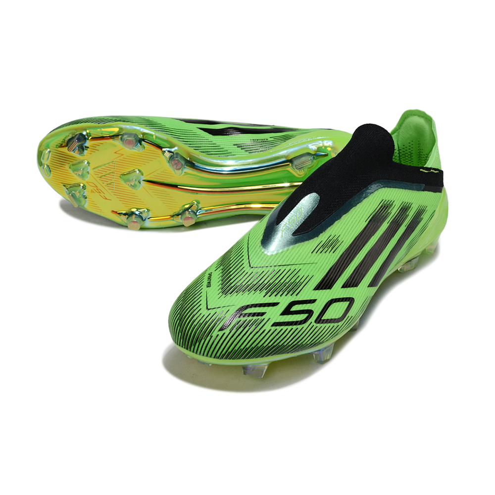 Chuteira Adidas F50 FG Elite Sparkfusion Verde e Preta