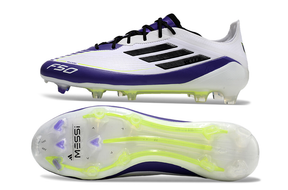Chuteira Adidas F50.1 FG Branca, Roxa e Preta