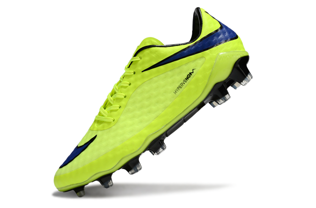 Chuteira Nike Hypervenom Elite FG - Verde e Azul