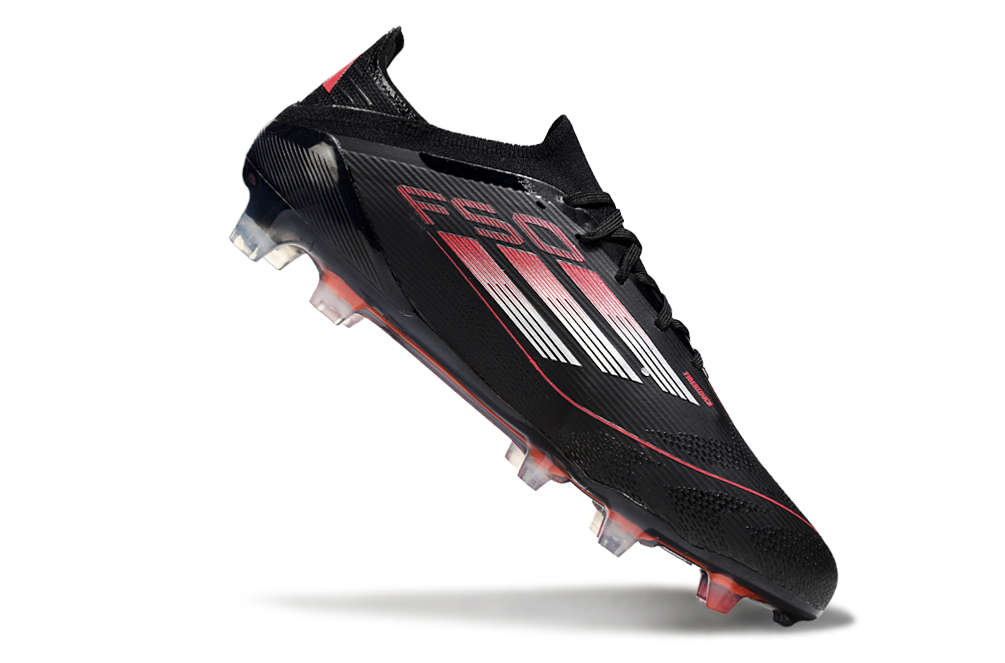 Chuteira Adidas F50 Elite FG - Preta e Vermelha