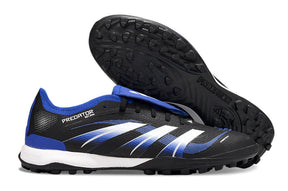Chuteira Adidas Predator Elite Fold-Over Tongue TF - Preta, Azul e Branca
