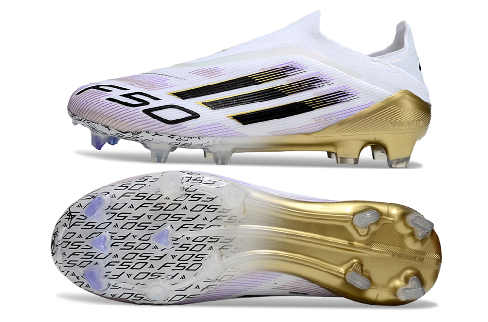 Chuteira Adidas F50 FG Elite Dourada