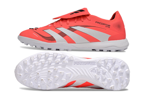 Chuteira Adidas Predator Elite Fold-Over Tongue TF - Laranja, Branca e Preta
