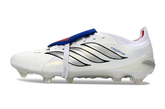 Chuteira Adidas Predator Elite FG 26 - Branca e Azul "Bellingham"