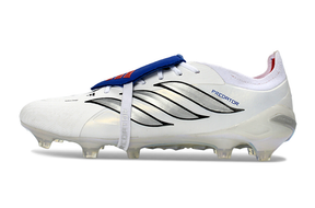 Chuteira Adidas Predator Elite FG 26 - Branca e Azul "Bellingham"