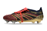 Adidas Predator Elite Fold-Over Tongue SG - Preta, Dourada e Vermelha