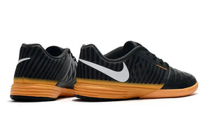 Chuteira Futsal Nike Lunar Gato IC Preta e Laranja
