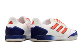 Chuteira Futsal Adidas Competition Top IC Branca, Azul e Vermelha