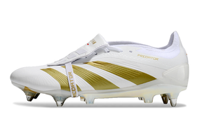 Adidas Predator Elite Fold-Over Tongue SG - Branca e Dourada