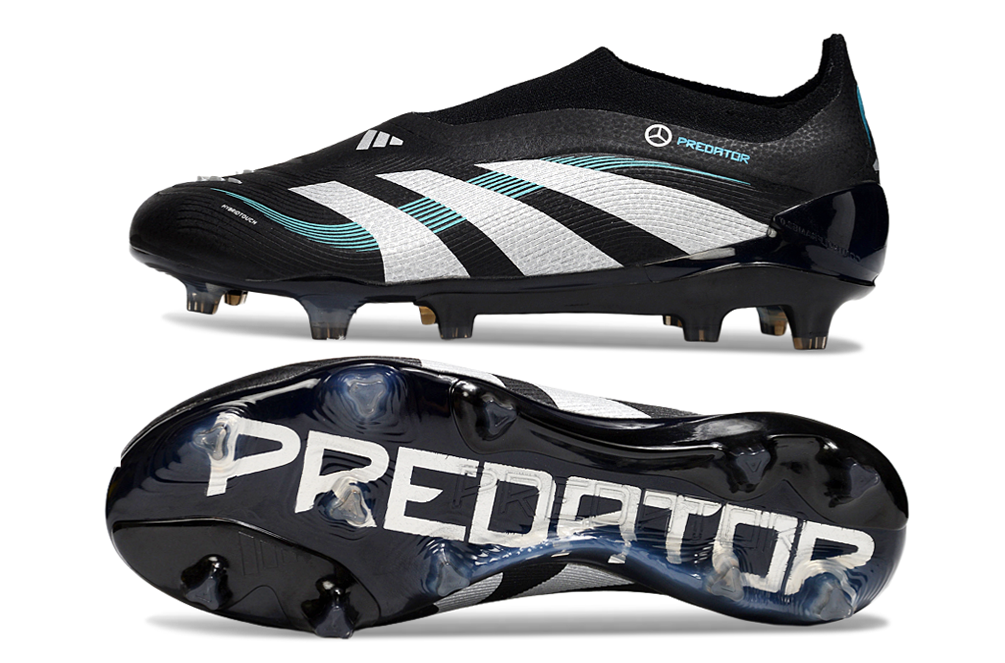 Chuteira Adidas Predator Elite FG - Preta e Branca