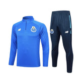 Conjunto FC Porto 24/25 Azul Olympic, conjunto de treino com camisa azul e calça preta