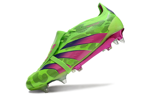 Adidas Predator Elite Fold-Over Tongue SG - Verde, Rosa e Roxa