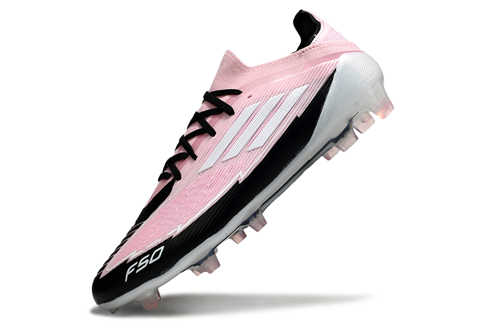 Chuteira Adidas F50 FG Elite "Messi" Cinza e Preta