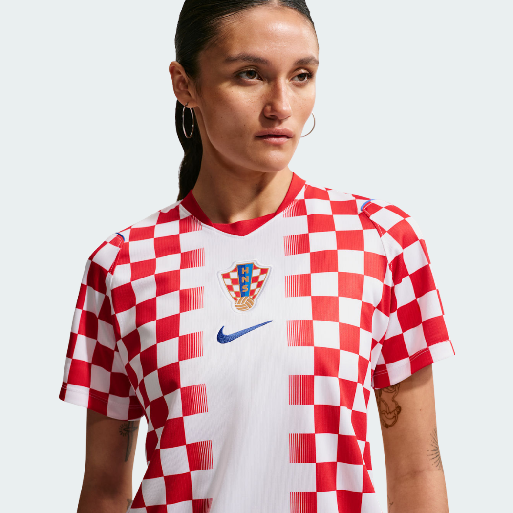 Camisola Feminina Seleção Croácia I 2026 - Copa do Mundo