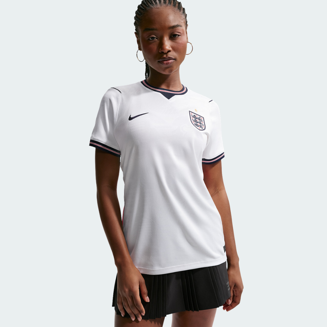 Camisola Feminina Seleção Inglaterra I 2026 - Copa do Mundo