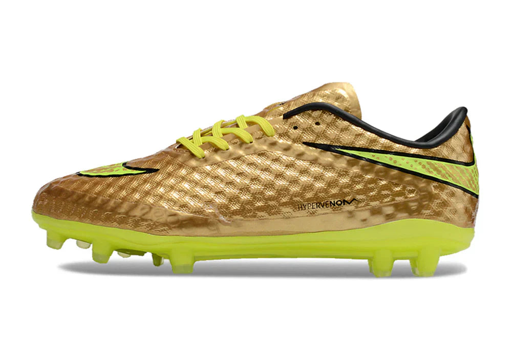 Chuteira Nike Hypervenom Elite FG - Dourada