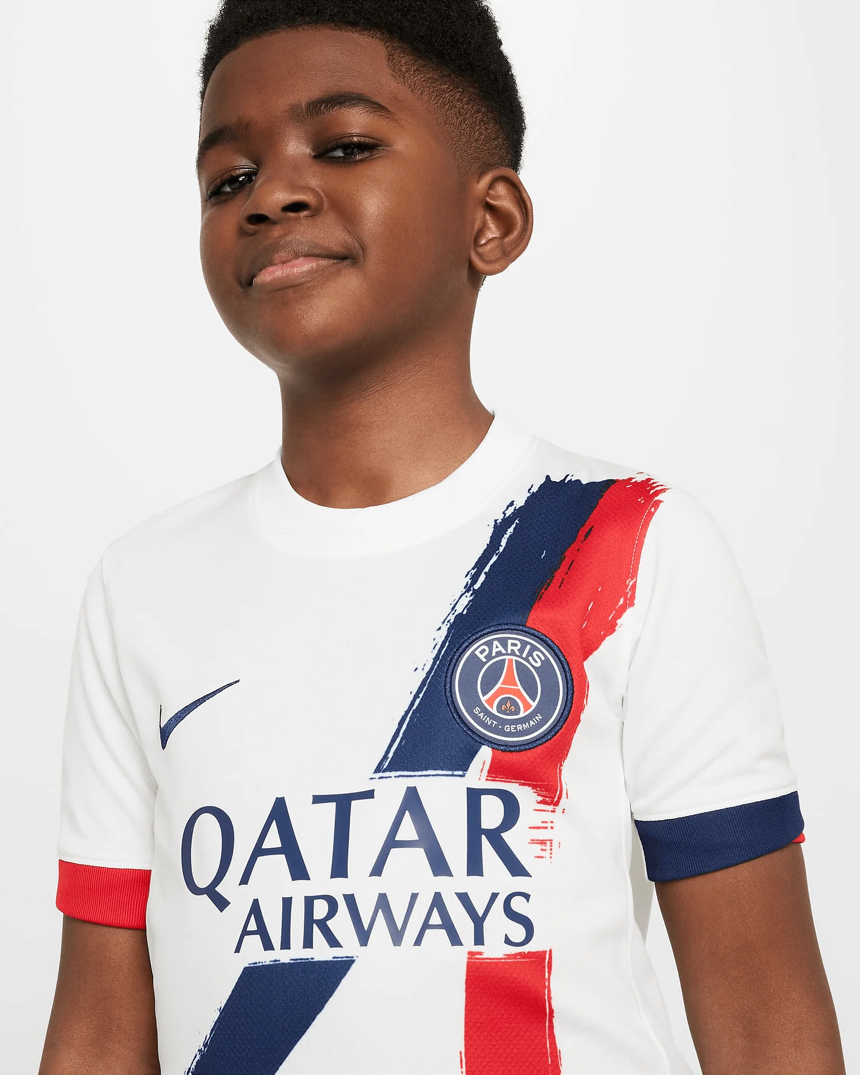 Conjunto Infantil PSG Away 24/25 Branca - Nike