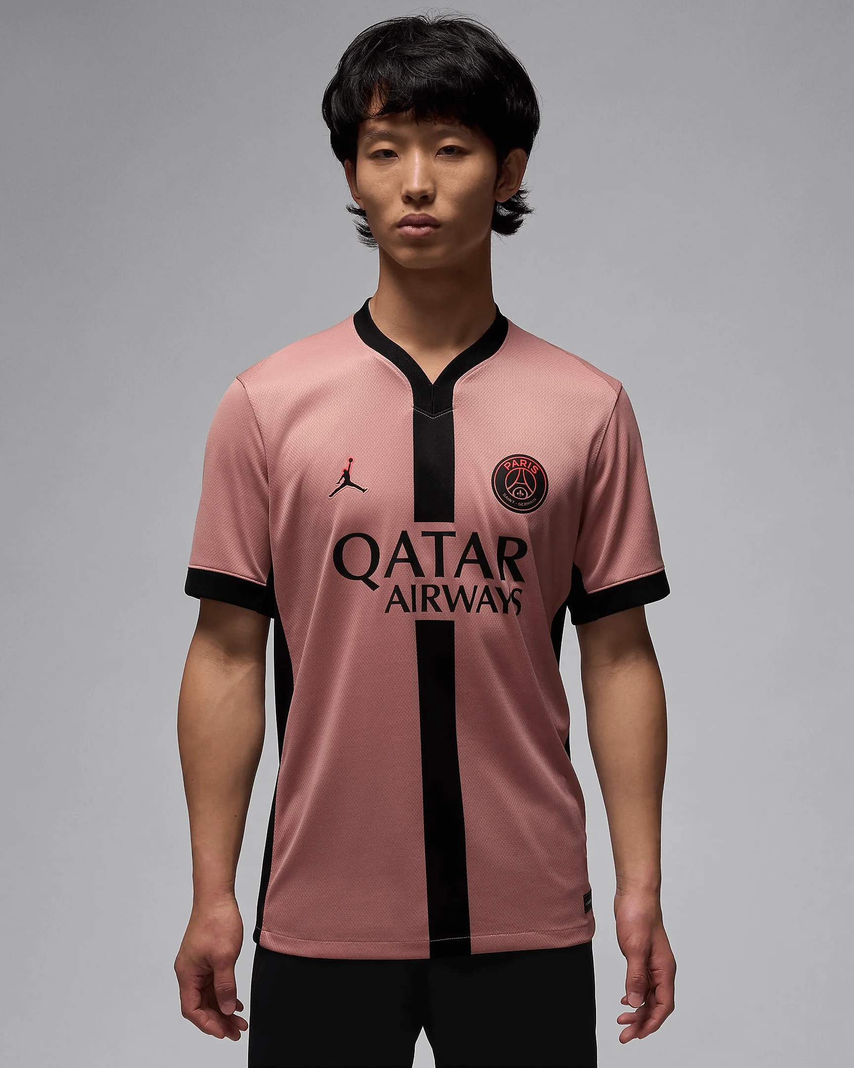 Camisola PSG third 24/25 Rosa e Preto - Jordan