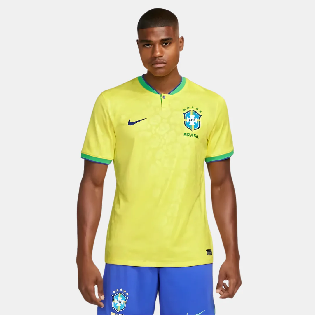 Camisola Brasil Home 2022 Amarela - Nike