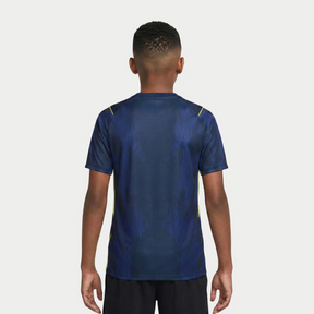 Conjunto Infantil Brasil Away 25/26 Azul - Nike - Mundial 2026
