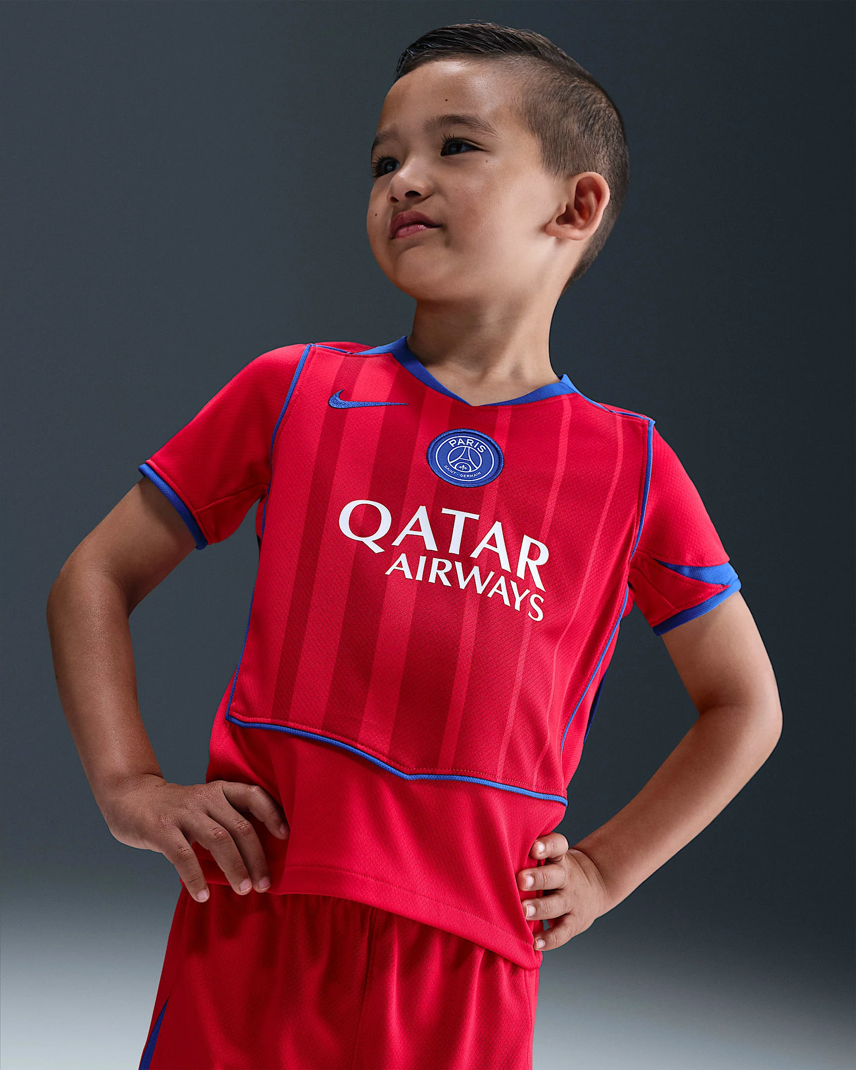 Conjunto Infantil PSG Third Laranja TOTAL 90 2025/26