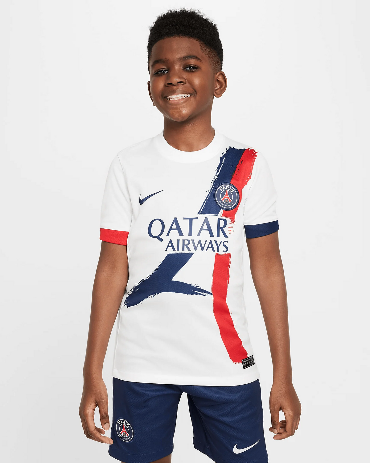 Conjunto Infantil PSG Away 24/25 Branca - Nike