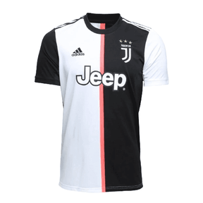 Camisolas Juventus Home 19/20 Retro, camiseta com design moderno e logotipo da Juventus.