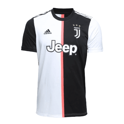Camisolas Juventus Home 19/20 Retro, camiseta com design moderno e logotipo da Juventus.