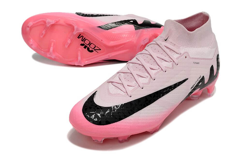 Nike Mercurial Superfly 9 FG - Rosa - Chuteiras de futebol rosa com design leve e tecnologia avançada para desempenho.