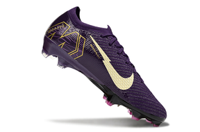 Nike Mercurial Vapor 16 KM Edição Especial FG Roxa em roxo vibrante, ideal para desempenho em campo.