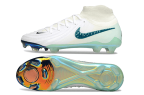 Nike Phantom Luna Elite NU FG Branca e Verde com design inovador e sola de alta performance