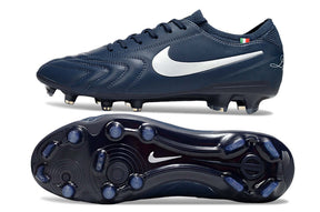 Nike Tiempo Legend 10 FG - Azul Escura - Edição Especial, chuteiras de futebol premium.