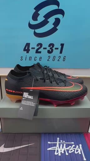 Chuteira Nike Mercurial Vapor 16 Elite FG Preta - Heat Up Pack