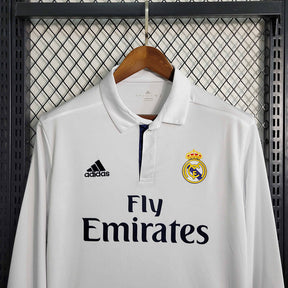 Real Madrid Home 16/17 Retro manga longa